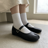 Isolde | Premium Leather Women’s Split - Toe Mary Jane Shoes - Montrell