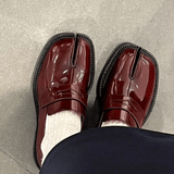 Marais | Microfiber Leather Women’s Split - Toe Heel Loafers - Montrell