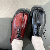 Marais | Microfiber Leather Women’s Split - Toe Heel Loafers - Montrell