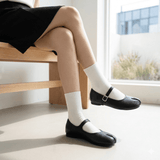 Isolde | Premium Leather Women’s Split - Toe Mary Jane Shoes - Montrell