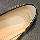 Marais | Microfiber Leather Women’s Split - Toe Heel Loafers - Montrell
