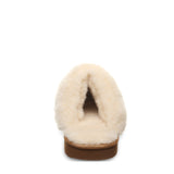 Levi | Suede Women’s Slippers with Sheepskin Lining - Montrell