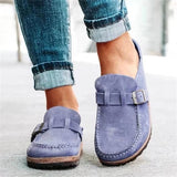 Melanie | Suede Retro Style Shoes with Adjustable Strap for Comfort - Montrell
