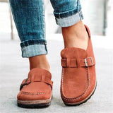 Melanie | Suede Retro Style Shoes with Adjustable Strap for Comfort - Montrell