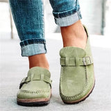 Melanie | Suede Retro Style Shoes with Adjustable Strap for Comfort - Montrell