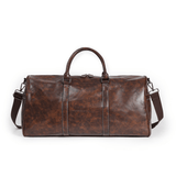 Johan | Durable Leather Duffle Bag for Men - Perfect Weekender Travel Bag - Montrell