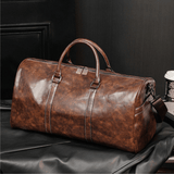 Johan | Durable Leather Duffle Bag for Men - Perfect Weekender Travel Bag - Montrell