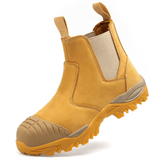 Gaucho | Brown Steel Toe Leather Men’s Boots - Montrell