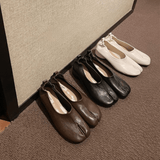 Kai | Microfiber Leather Women’s Tabi Flats - Montrell