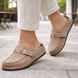 Melanie | Suede Retro Style Shoes with Adjustable Strap for Comfort - Montrell
