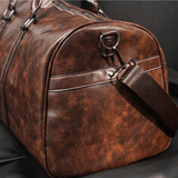 Johan | Durable Leather Duffle Bag for Men - Perfect Weekender Travel Bag - Montrell