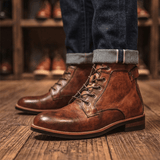 Sliverson | Premium Leather Lace - Up Boots for Men and Women - Montrell
