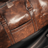 Johan | Durable Leather Duffle Bag for Men - Perfect Weekender Travel Bag - Montrell