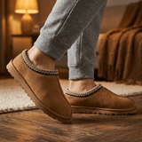 Seraphine | Plush Sheepskin Lined Women’s Suede Slippers - Montrell