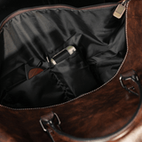 Johan | Durable Leather Duffle Bag for Men - Perfect Weekender Travel Bag - Montrell