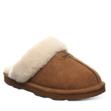Levi | Suede Women’s Slippers with Sheepskin Lining - Montrell