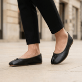 Elodie | Leather Women’s Split - Toe Ballerina Flats - Montrell