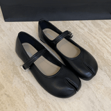 Isolde | Premium Leather Women’s Split - Toe Mary Jane Shoes - Montrell