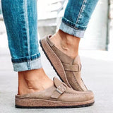 Melanie | Suede Retro Style Shoes with Adjustable Strap for Comfort - Montrell