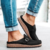Melanie | Suede Retro Style Shoes with Adjustable Strap for Comfort - Montrell