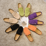 Melanie | Suede Retro Style Shoes with Adjustable Strap for Comfort - Montrell